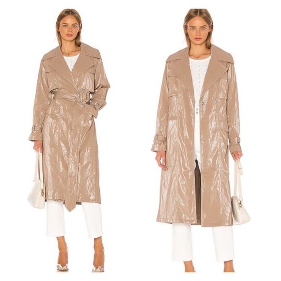 L'ACADEMIE for Revolve The Cammi Trench Khaki Removable Belt - Picture 1 of 12